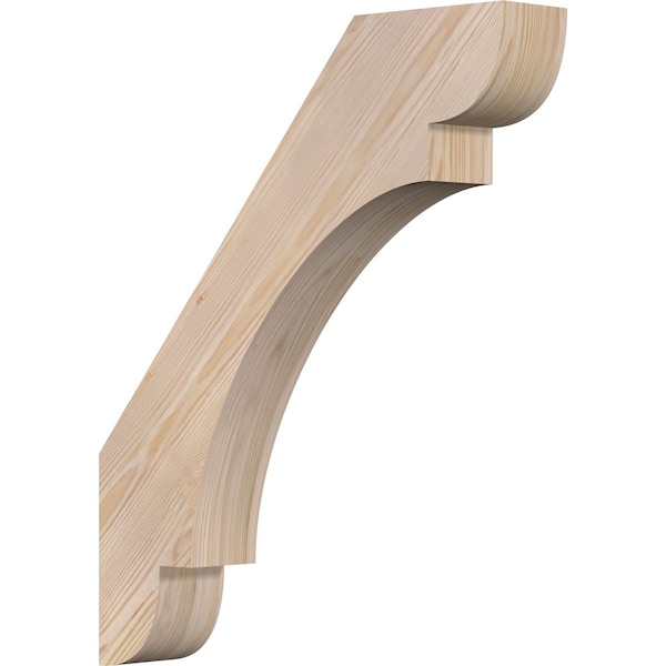 Ekena Millwork 3 1/2"W x 20"D x 24"H Olympic Smooth Knee Brace, Douglas Fir BRC04X20X24OLY00SDF - main